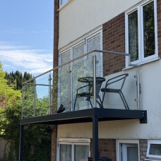 Walk-Out Balcony with a Shaped Glass Balustrade, Great Missenden